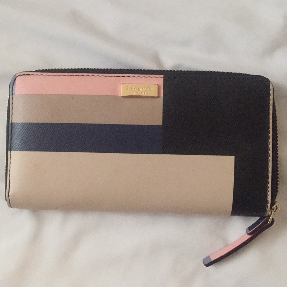 Multicolor Kate Spade Zipper Wallet